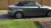 Grey 2009 BMW E88 128i convertible automatic For Sale