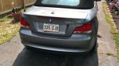 Grey 2009 BMW E88 128i convertible automatic For Sale