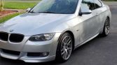 3 series silver 2007 BMW E92 335i manual coupe For Sale