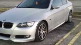 3 series silver 2007 BMW E92 335i manual coupe For Sale