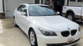 5 series white 2008 BMW E60 528i automatic sedan For Sale