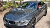 Charcoal 2015 BMW M4 F82 automatic coupe For Sale