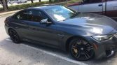 Charcoal 2015 BMW M4 F82 automatic coupe For Sale