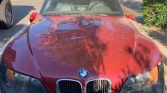 Red 1997 BMW Z3 6 cylinder roadster automatic For Sale