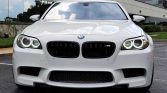 White 2014 BMW M5 F10 4.4L V8 automatic sedan For Sale