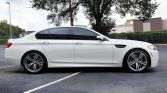White 2014 BMW M5 F10 4.4L V8 automatic sedan For Sale