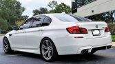 White 2014 BMW M5 F10 4.4L V8 automatic sedan For Sale