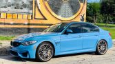 Blue 2018 BMW M3 F80 Competition Package automatic sedan For Sale