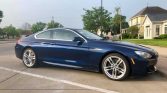 6 series Deep Sea Blue 2012 BMW 650i coupe low miles For Sale