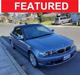 3 series blue 2005 BMW E46 325ci convertible automatic For Sale