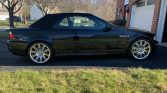 Triple black 2004 BMW M3 E46 convertible manual For Sale