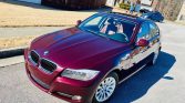 3 series burgundy 2009 BMW E90 328i sedan automatic For Sale