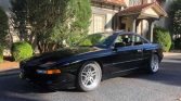 8 series black 1991 BMW 850i 6spd manual coupe For Sale