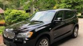 Black 2014 BMW X3 xDrive28i Sport Utility automatic For Sale