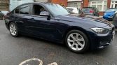 3 series blue 2012 BMW F30 316d manual sedan For Sale