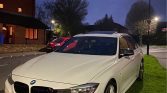 3 series white 2014 BMW 318d sedan automatic For Sale