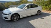 5 series white 2020 BMW 530i sedan automatic For Sale