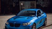 2 series blue 2015 BMW M235i 6spd manual coupe For Sale