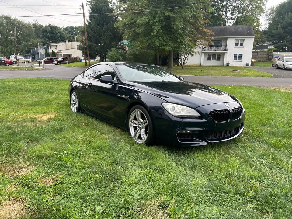 6 series black 2013 BMW 640i automatic coupe For Sale