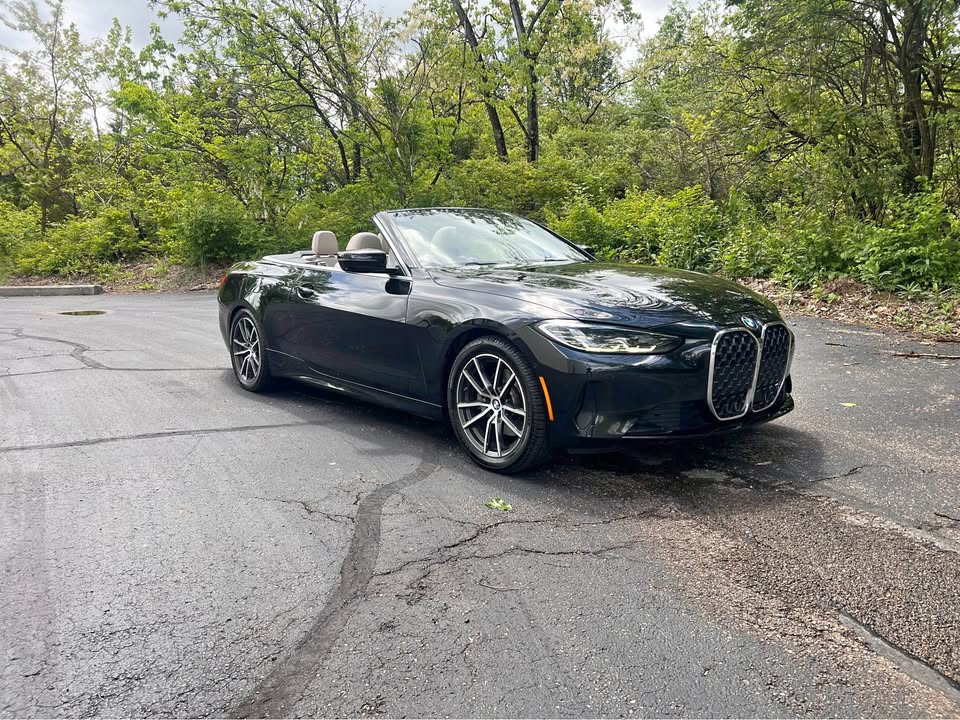 Black 2021 BMW 430i convertible automatic For Sale