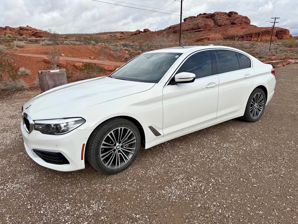 5 series white 2020 BMW 530i automatic sedan For Sale