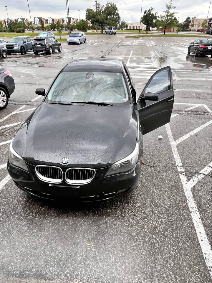 Black 2008 BMW 535d E60 automatic xDrive sedan For Sale