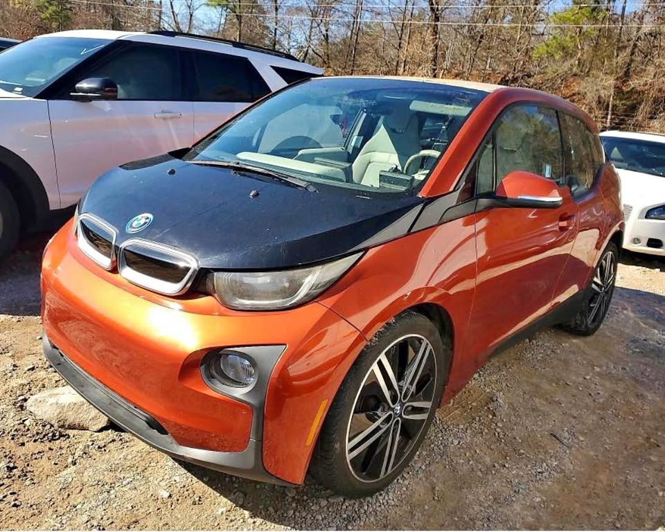 Orange 2014 BMW i3 automatic hatchback For Sale