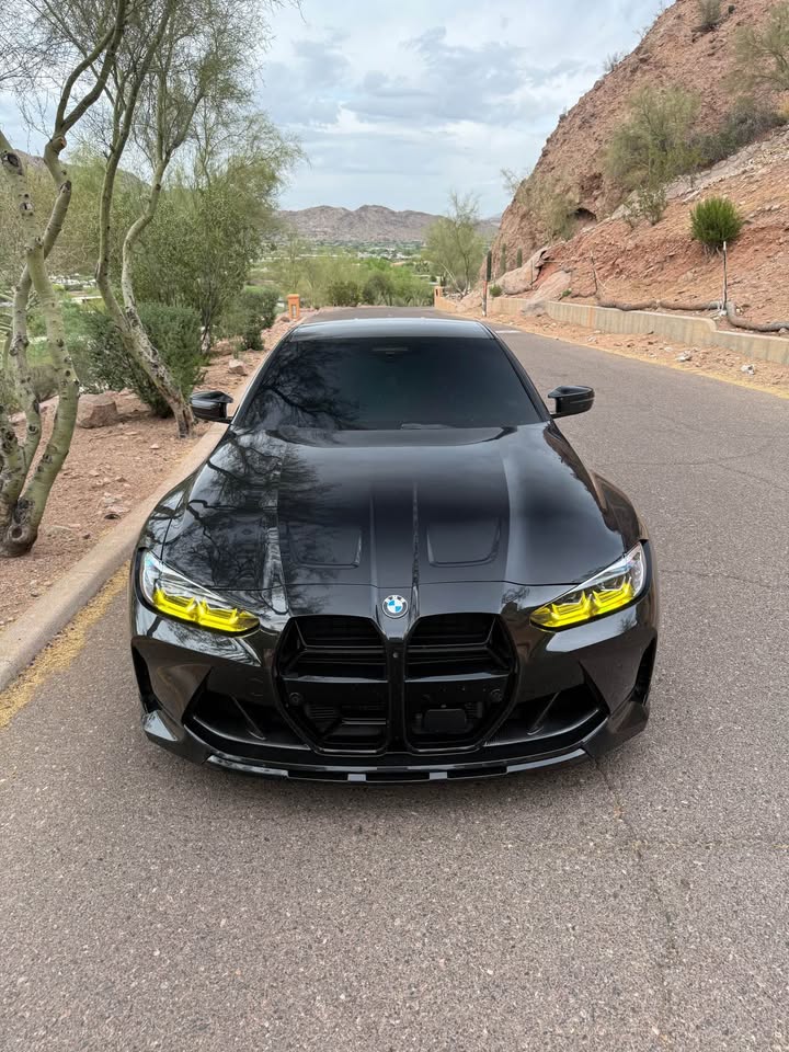 Black 2021 BMW M4 Competition automatic coupe For Sale