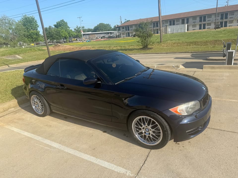 Blue 2009 BMW 128i automatic convertible For Sale