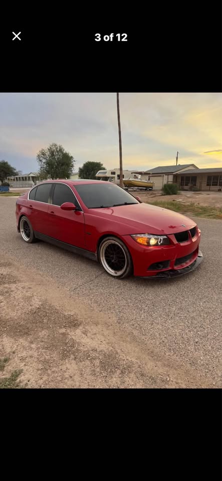 Red 2006 BMW 330i E90 automatic sedan For Sale