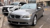 Silver 2007 BMW 550i E60 automatic sedan For Sale