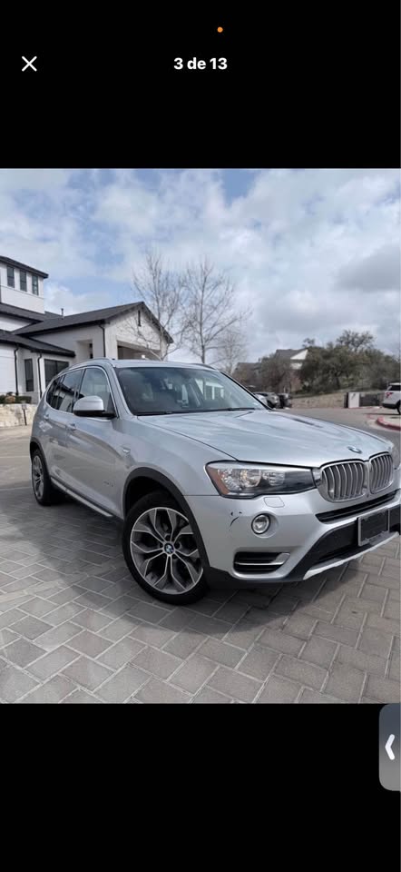 Silver 2016 BMW X3 xDrive28i automatic SUV For Sale