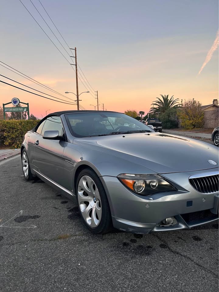 Gray 2007 BMW 645Ci automatic convertible For Sale