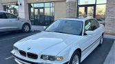 White 2001 BMW 750iL automatic sedan For Sale