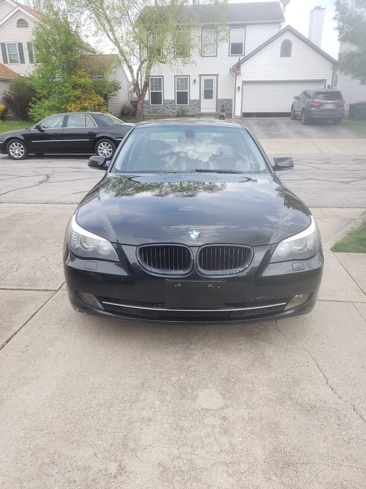 5 series black 2008 BMW E60 automatic sedan For Sale