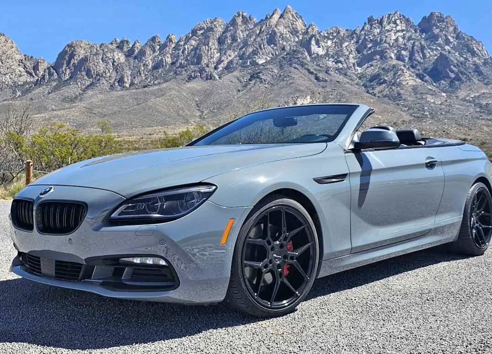 Gray 2017 BMW 640i convertible automatic For Sale