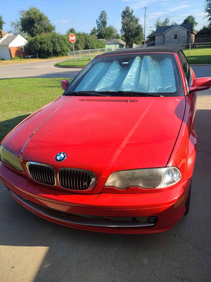 Red 2001 BMW 330ci E46 automatic convertible For Sale