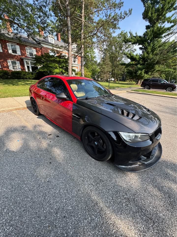 Red 2008 BMW M3 E92 manual 4.0L V8 coupe For Sale