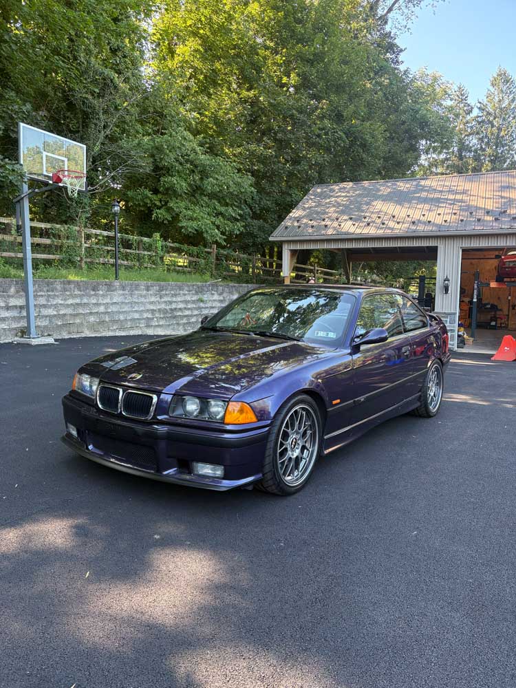 Techno Violet 1997 BMW M3 E36 manual coupe For Sale