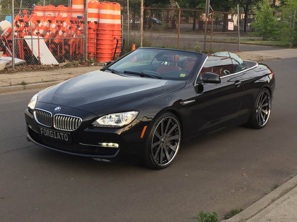 Black 2012 BMW 650i low miles convertible automatic For Sale
