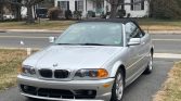Silver 2001 BMW E46 325ci convertible automatic For Sale